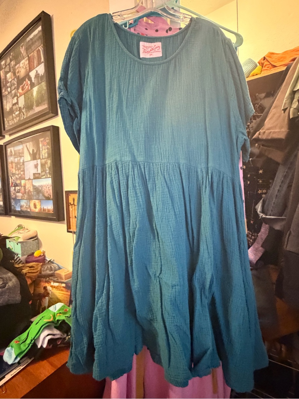 Tuesday of California Muffy dress in teal